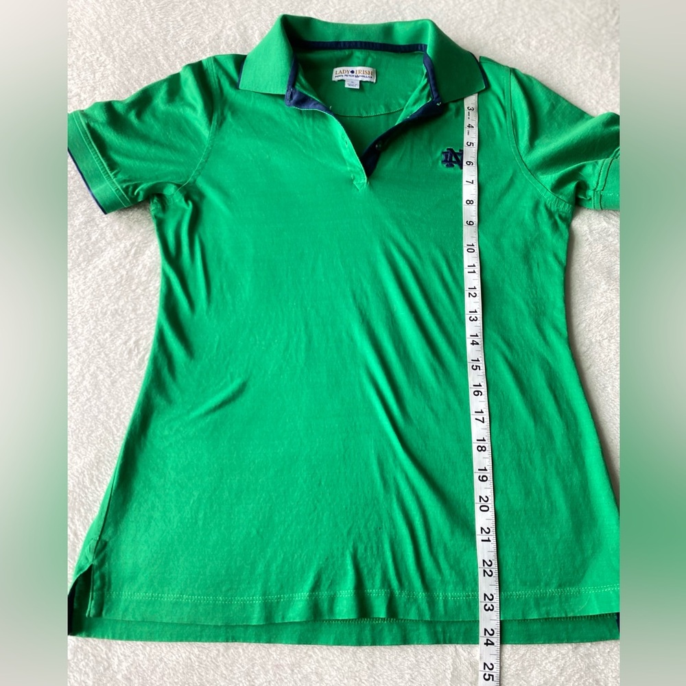 Lady Irish Peter Millar Collection Notre Dame Golf Polo Shirt Women's Small - Picture 11 of 12
